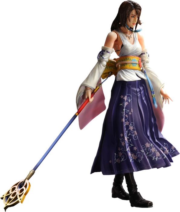 Yuna Final Fantasy X - Final Fantasy Summoner Yuna Clipart (595x700), Png Download