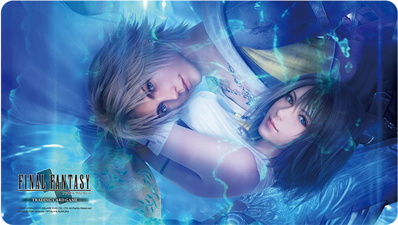 Playmat Fftcg Ff10 Tidus Yuna - Final Fantasy Playing Mat Clipart (800x800), Png Download