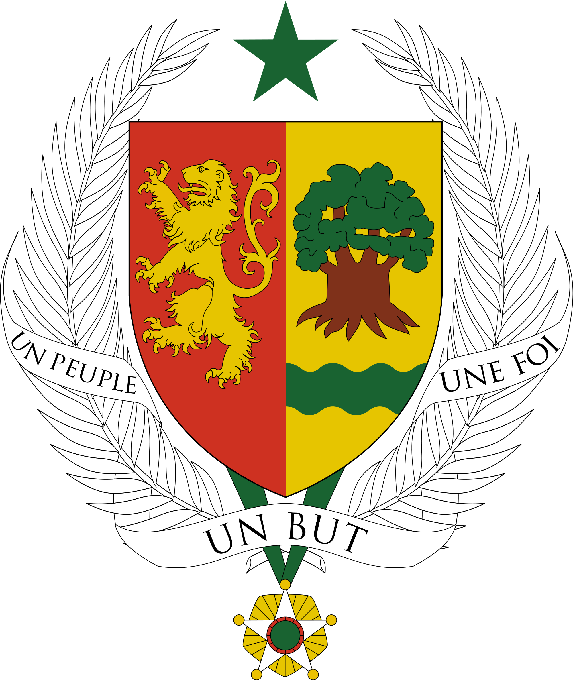 Senegal Unsc - Senegal Coat Of Arms Clipart (2000x2374), Png Download