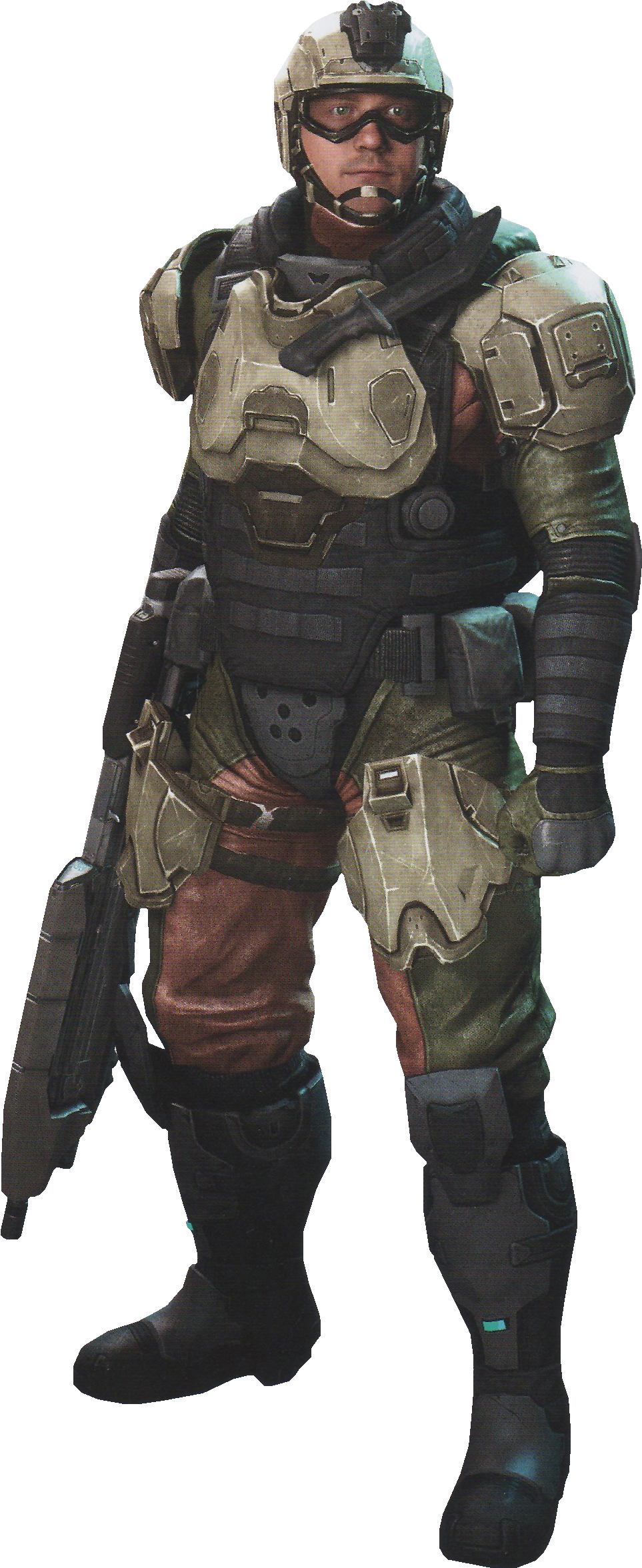 Its Also The Same Set As Infantery 4 Only Diffrent - Halo 4 Marine Clipart (1020x2420), Png Download