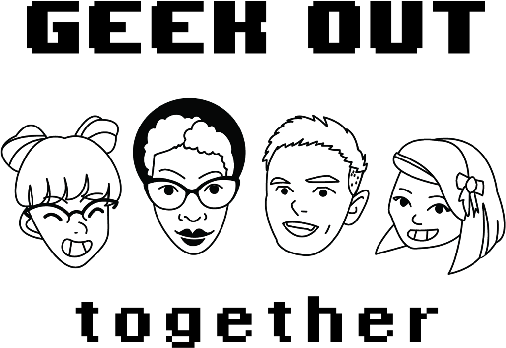 Geekouttogetherlogo - Png - Line Art Clipart (1280x1280), Png Download