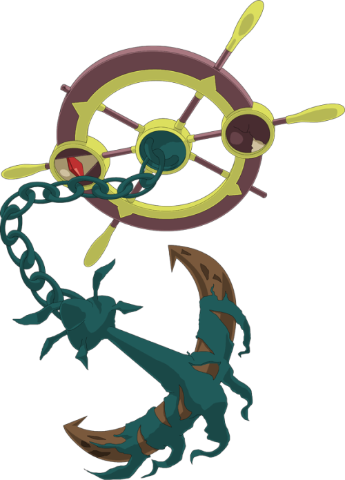 Dhelmise - - Dhelmise Pokemon Clipart (500x695), Png Download