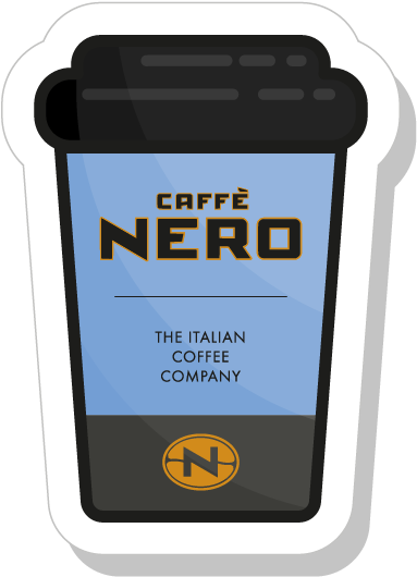 Caffe Nero Clipart (600x600), Png Download