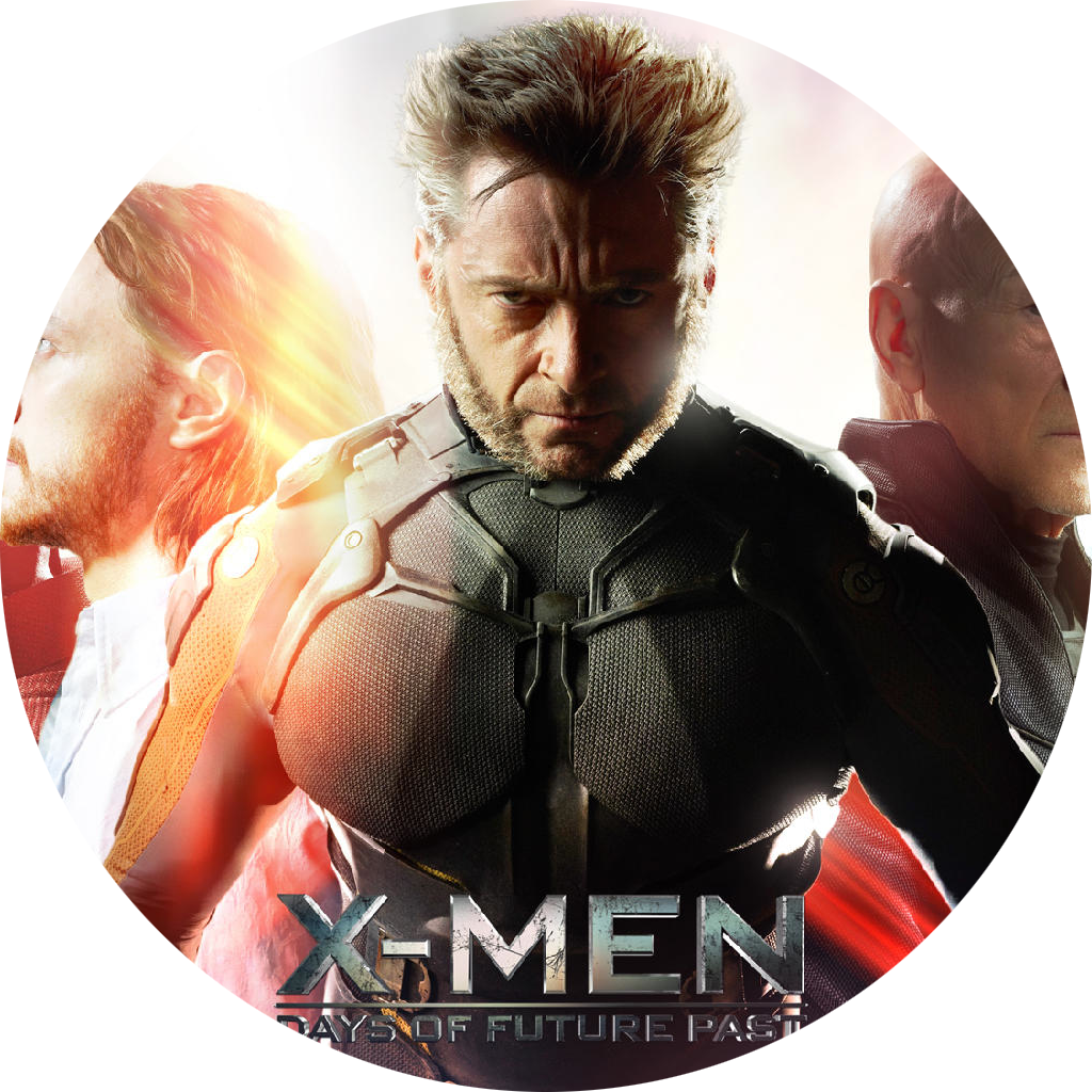 X-men Days Of Future Past Movie Logo 2014 Comicui - James Mcavoy And Tiger Shroff Clipart (1024x1024), Png Download