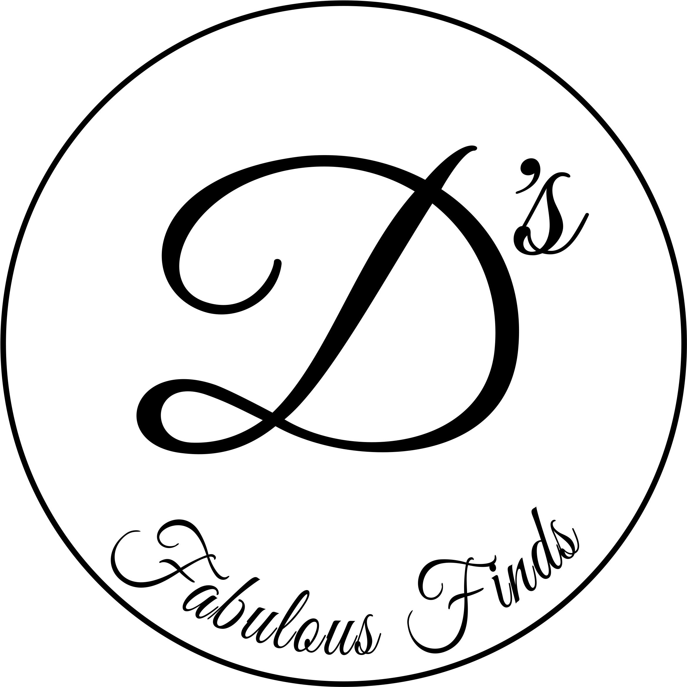 Circle Logo With Big D In Centre - Love D And R Logo Clipart (2354x2354), Png Download