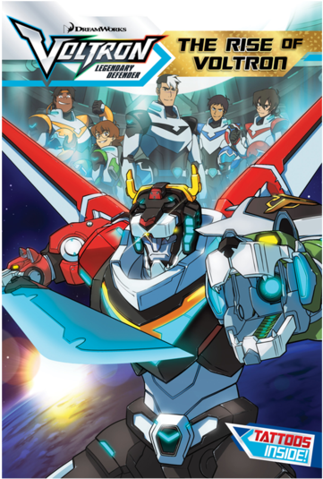 The Rise Of Voltron , Book - Voltron Legendary Defender #4 Clipart (599x600), Png Download