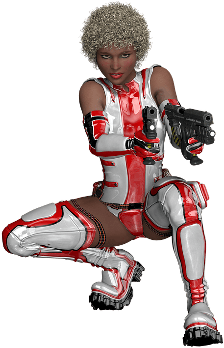 Comics And Fantasy - Hero Women Sci Fi Clipart (666x720), Png Download