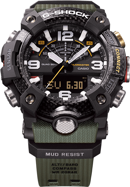 Carbon G-shock Lineup - G Shock Gg B100 Clipart (500x700), Png Download