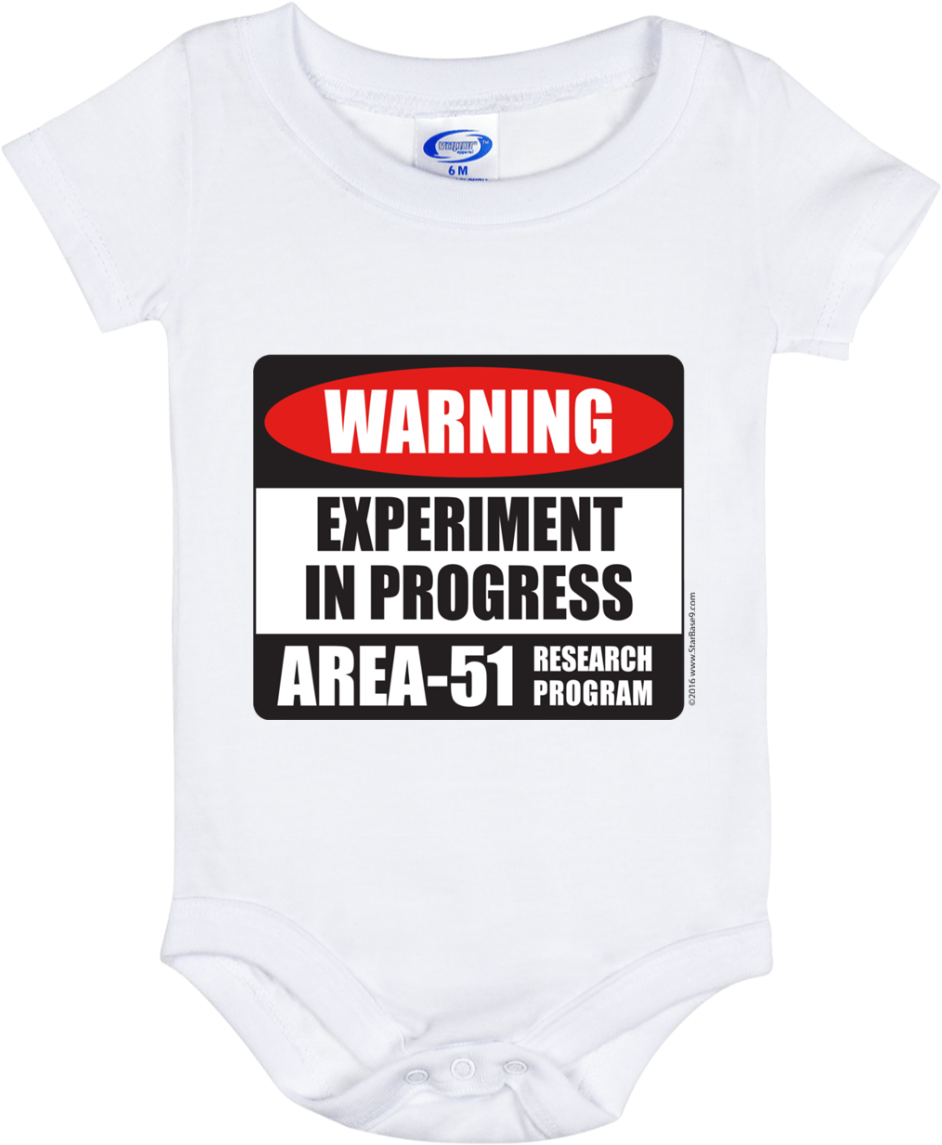 Area 51 Alien Baby Ufo Onesie 6 Month , Png Download - Active Shirt Clipart (942x1145), Png Download