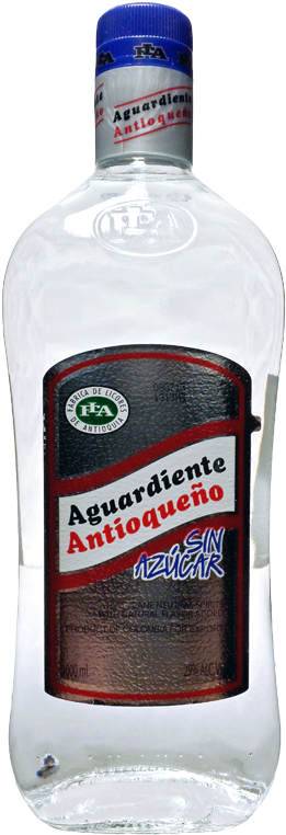 Aguardiente Antioqueño Sin Azucar - Aguardiente 1.75 Clipart (450x800), Png Download