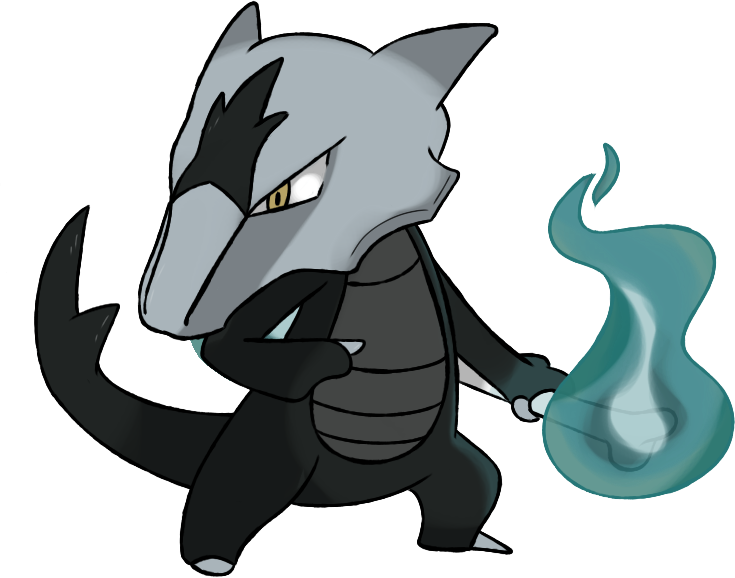 Marowak Alola Png - Pokemon Marowak Alola Form Clipart (735x578), Png Download