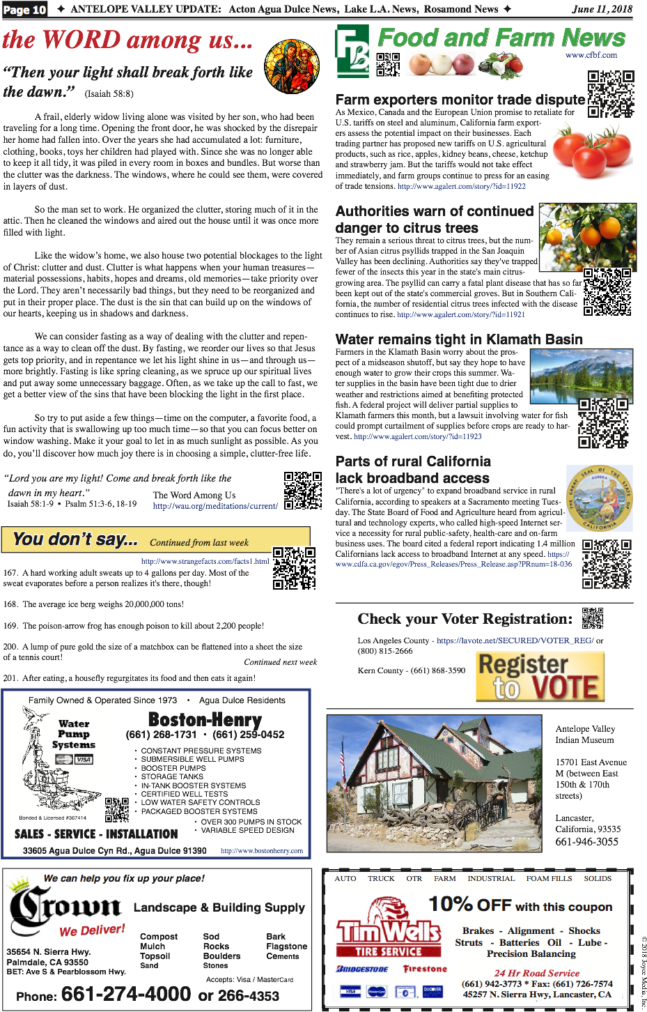 Religion, You Don't Say & Agriculture - Lake Los Angeles Clipart (996x1540), Png Download