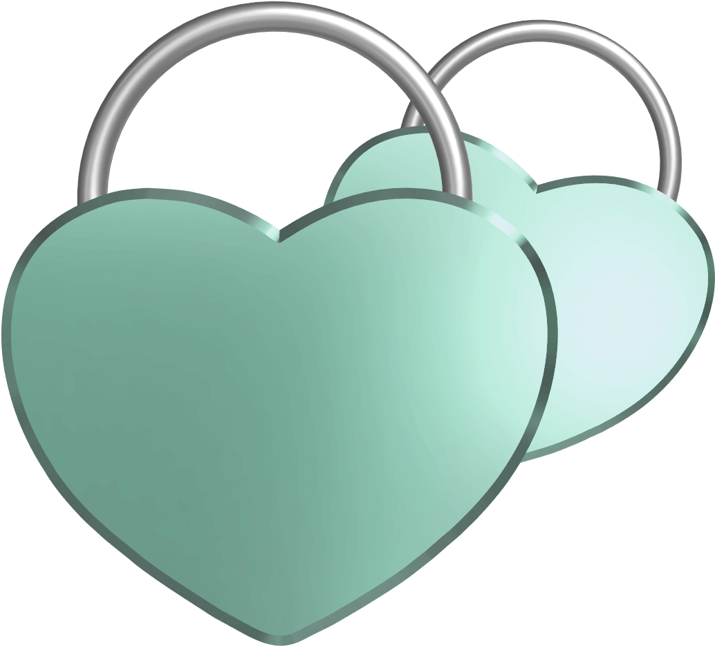 Deren Nicole - Heart Locks Png Clipart (1080x1080), Png Download