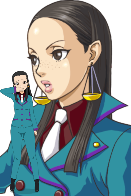 Spnati - Ace Attorney Investigations Characters Clipart (453x680), Png Download