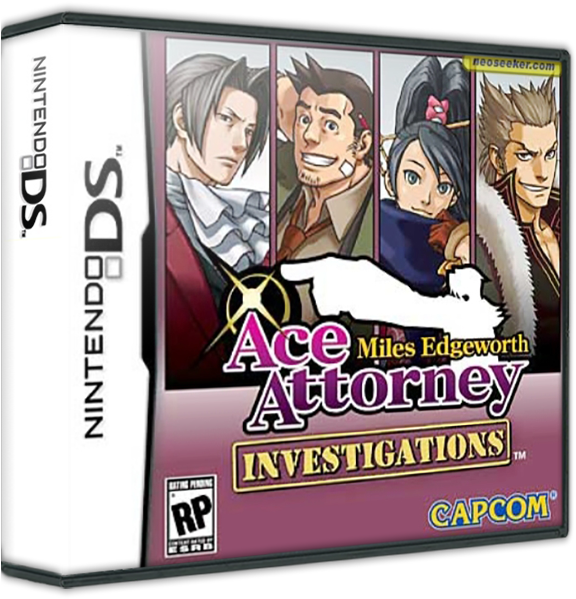 Ace Attorney Investigations - Ace Attorney Investigations Miles Edgeworth Clipart (587x598), Png Download