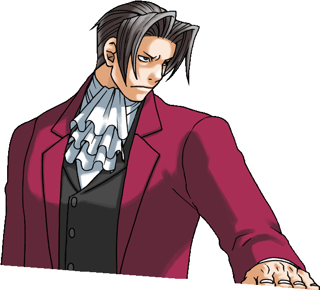 Lien Direct, - Ace Attorney Edgeworth Gif Clipart (759x569), Png Download