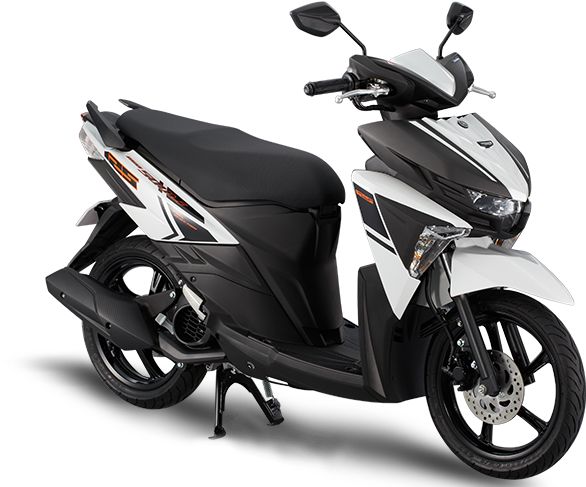 Mio Soul I 125 - Yamaha Mio Soul I 125 White Clipart (750x495), Png Download