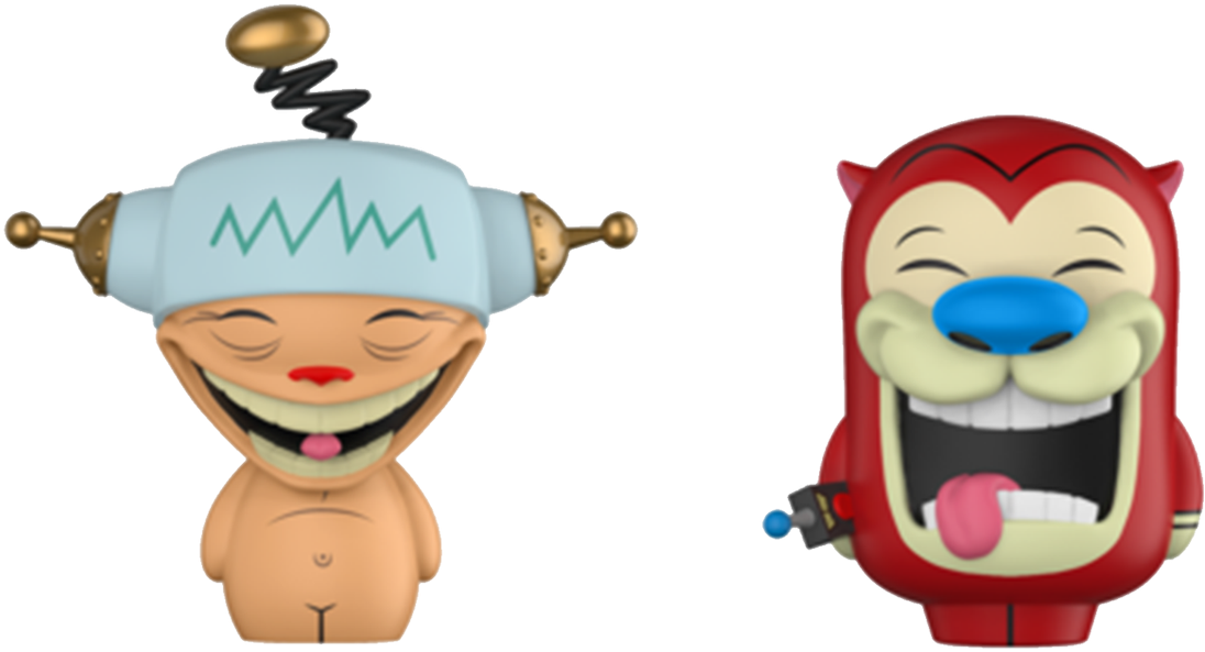 Funko Pop Hunters On Twitter - Funko Dorbz Ren And Stimpy Clipart (1200x872), Png Download