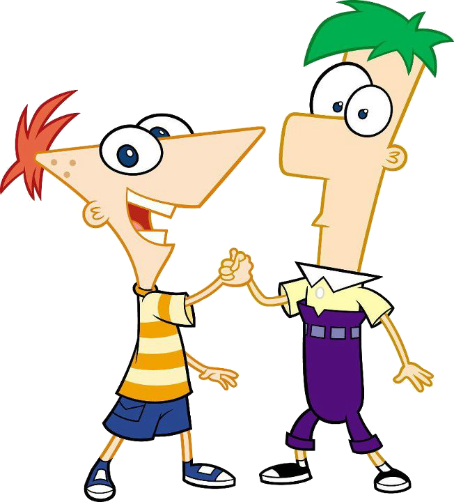 Phineas And Ferb Download Transparent Png Image - Cartoon Characters Phineas And Ferb Clipart (652x720), Png Download