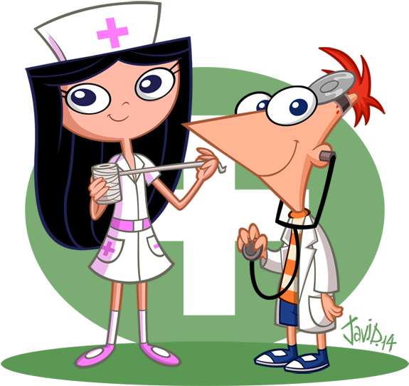 Phineas Flynn Isabella Garcia Shapiro Candace Flynn - Phineas E Ferb 2 Clipart (575x542), Png Download