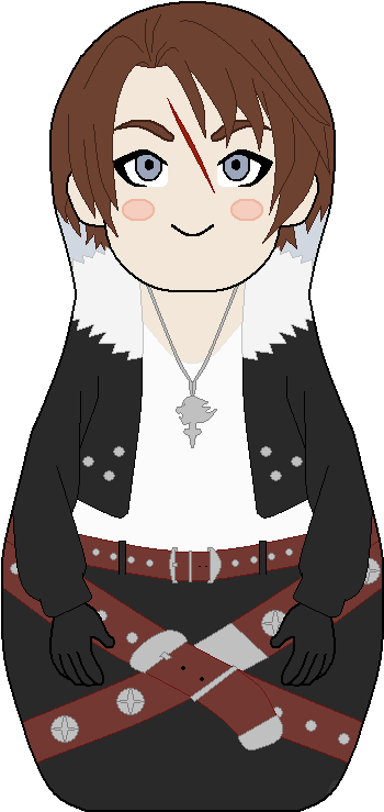 Squall Added - Cartoon Clipart (405x765), Png Download
