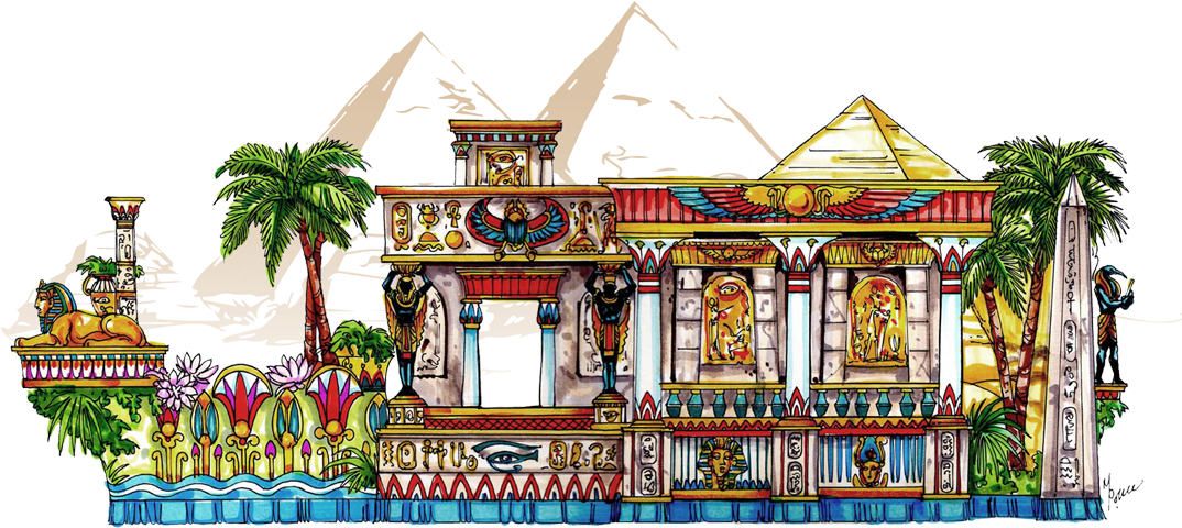 Thoth Entered The Carnival Picture In 1947 With 50 - House Clipart (1089x543), Png Download