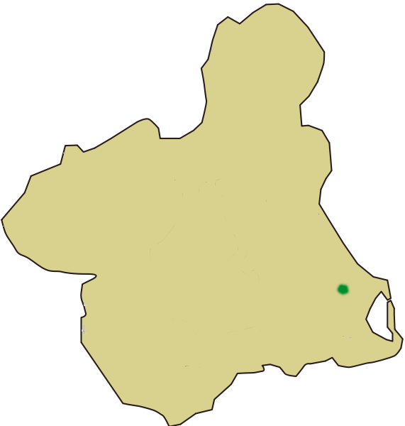 Mapa Localizacion Cabezo Gordo - Sierra Clipart (571x600), Png Download