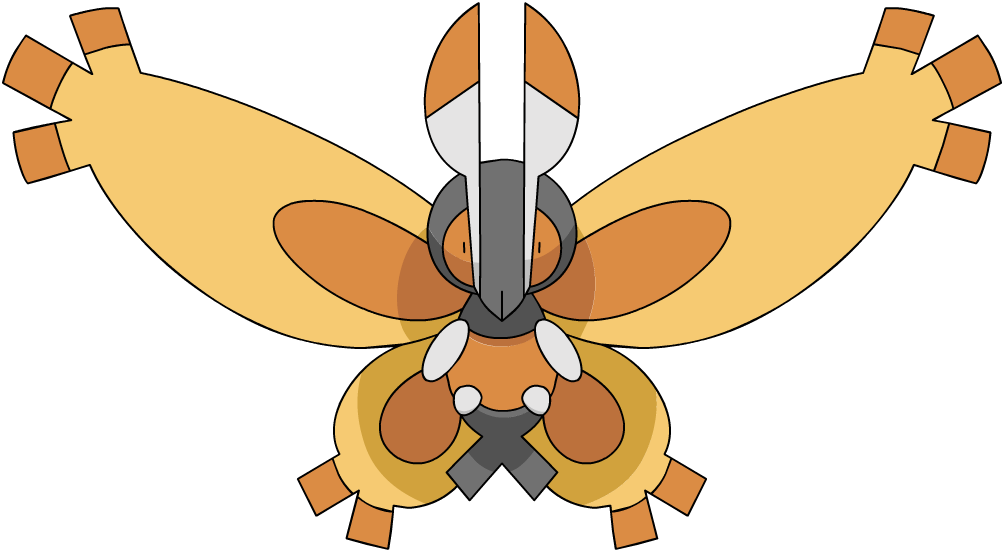 Pokemon Mothim Clipart (1004x554), Png Download