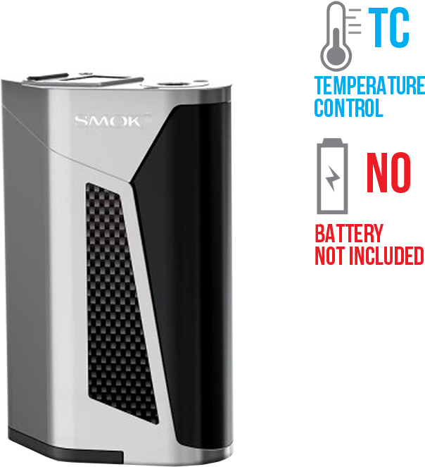 Smok Gx350 - Silver - Osub King 220w Tc Manual Clipart (800x800), Png Download