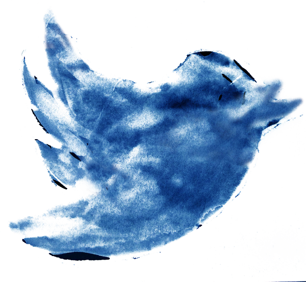 Twitter , Png Download - Watercolor Paint Clipart (600x553), Png Download