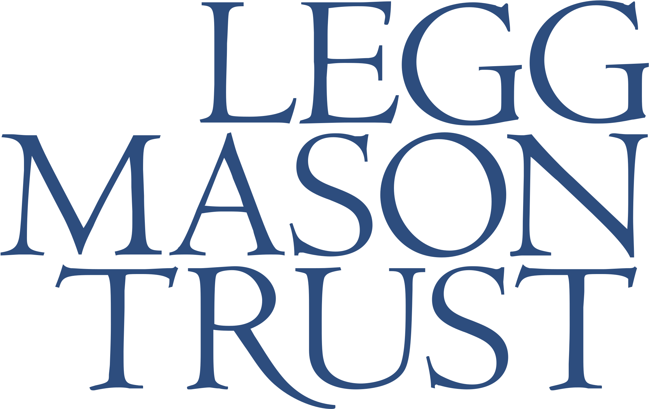 Legg Mason Trust Logo Png Transparent - Legg Mason, Inc. Clipart (2400x2400), Png Download