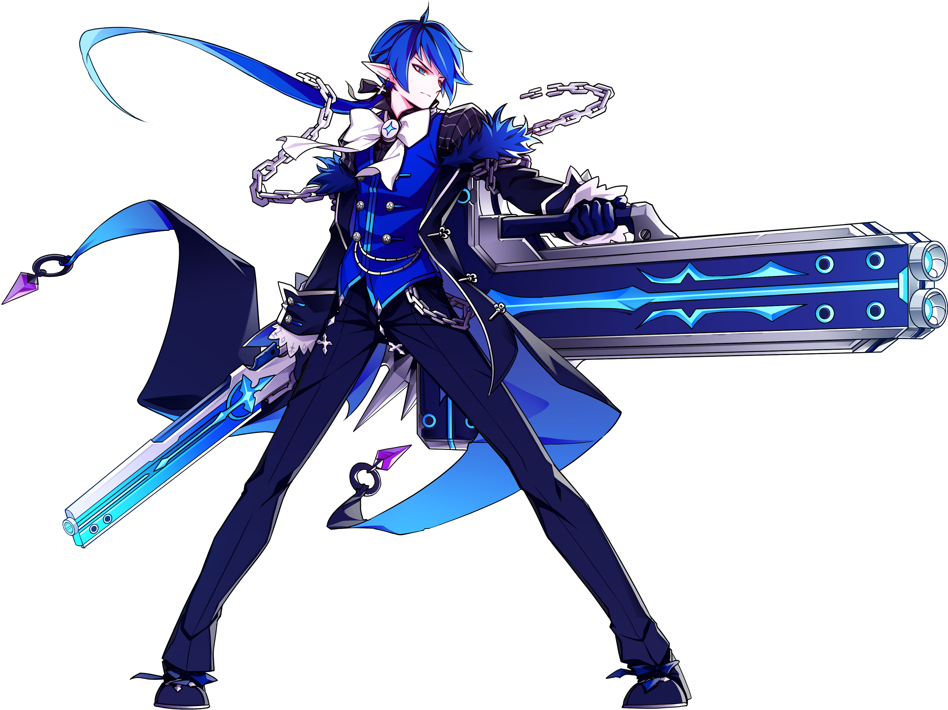 Danbooru - Elsword Royal Guard And Noblesse Clipart (3378x2538), Png Download