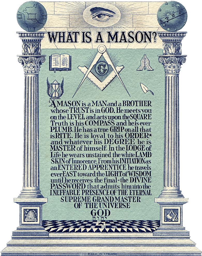 What Is A Mason - Do You Become A Freemason Clipart (781x986), Png Download