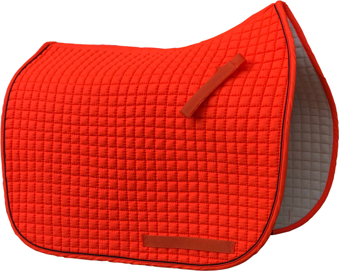 Blaze Hunter Safety Orange Dressage Saddle Pad - Main Square Houses Clipart (1200x983), Png Download
