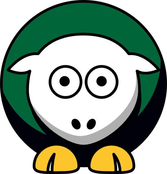 Original Png Clip Art File Sheep - College Football Transparent Png (576x600), Png Download