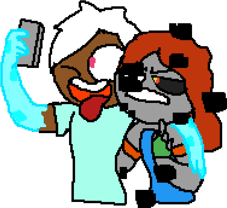 Meh Siblings - Cartoon Clipart (1000x800), Png Download