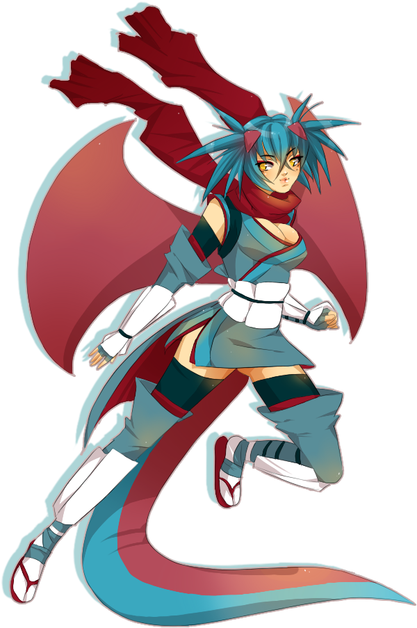 Pokemon Salamence Gijinka , Png Download - Salamence Gijinka Clipart (600x903), Png Download