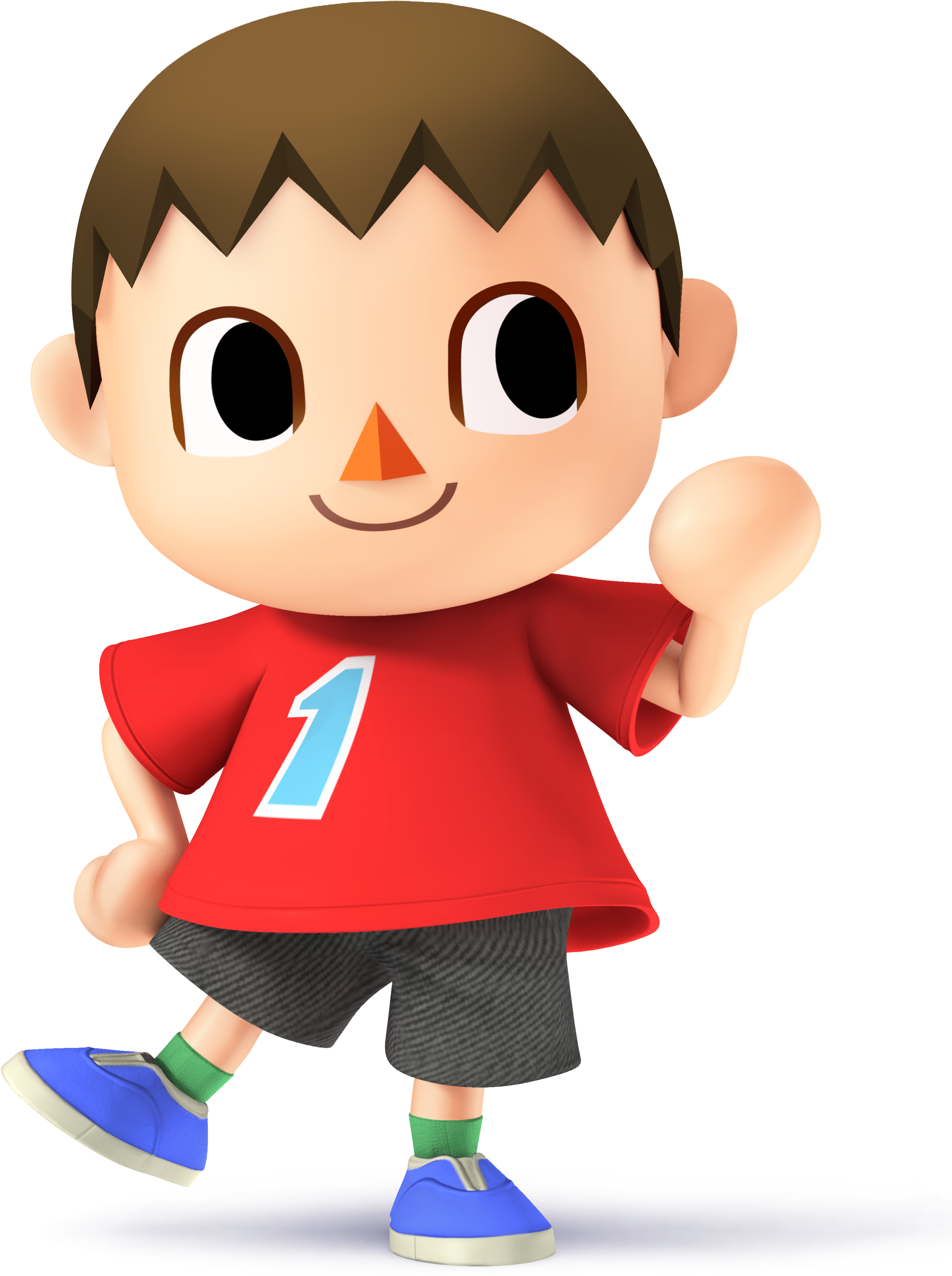 Villager Animal Crossing Png - Animal Crossing Villager Boy Clipart (2714x3617), Png Download