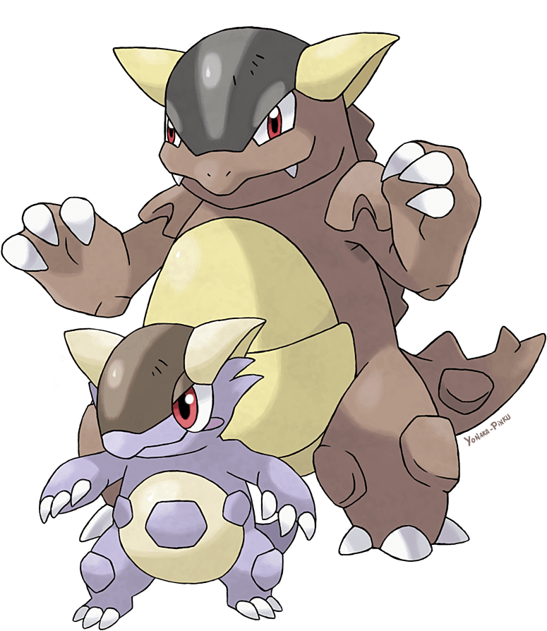 Pokemon Mega Evolutions From Worst To Best - Pixel Art Pokemon Mega Kangaskhan Clipart (857x933), Png Download