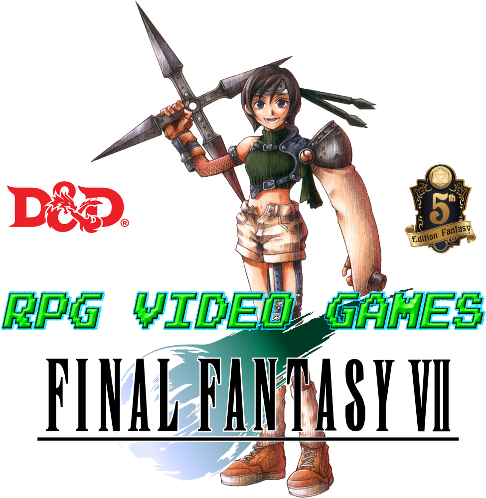 Final Fantasy 7 Yuffie Kisaragi Dnd 5e - Final Fantasy Vii Yuffie Clipart (1000x1000), Png Download