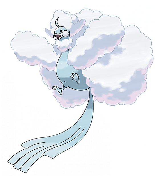 Mega Altaria Pokemon Clipart (561x630), Png Download
