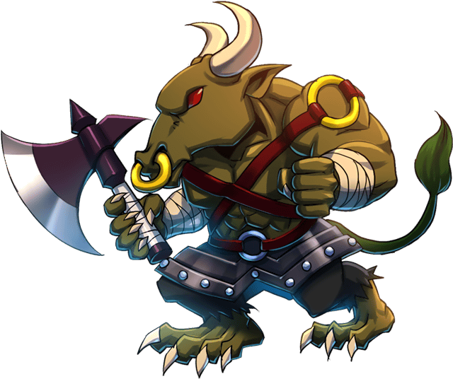 Cerberus Transparent Brave Frontier - Minotaure Png Clipart (660x554), Png Download
