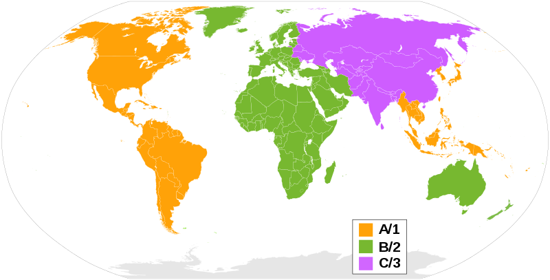 Blu Ray Discs Use A Much Simpler Region Code System - Region B 2 Clipart (800x407), Png Download