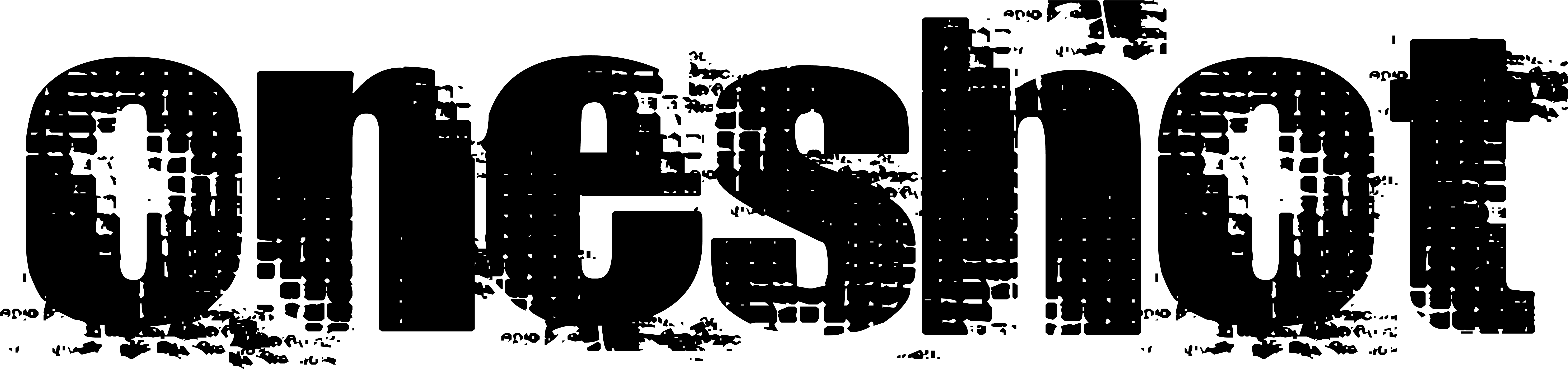 Oneshot Logo Png - Illustration Clipart (7519x2308), Png Download