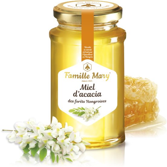 Miel D'acacia - Famille Mary - Miel D Acacia Clipart (700x700), Png Download