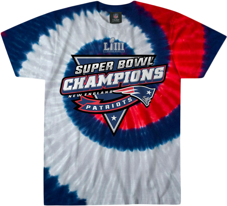 Navy Men's New England Patriots Super Bowl Liii Champions - Patriots Super Bowl T Shirts Clipart (800x800), Png Download