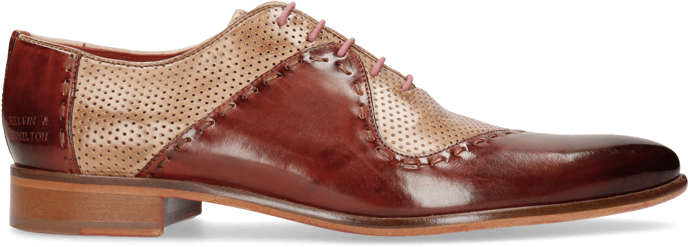 Oxford Shoes Toni 18 Brandy Perfo Corda - Leather Clipart (1024x1024), Png Download