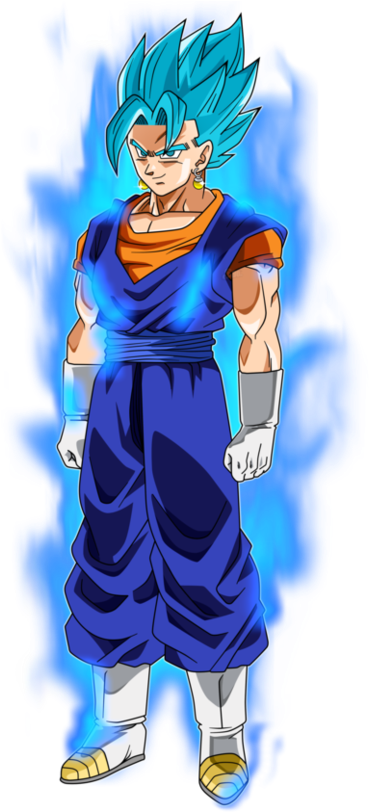 Vegetto Ssj Blue - Dragonball Z Vegito Ssj Blue Clipart (986x811), Png Download