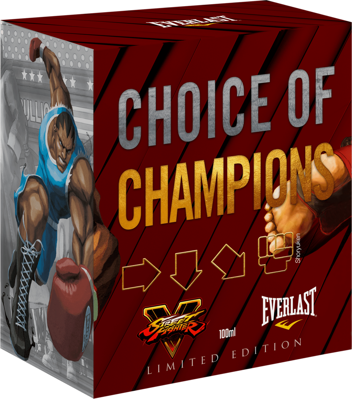 Choice Of Champions Street Fighter Shoryuken Everlast - Street Fighter Fragrance Clipart (1387x1574), Png Download
