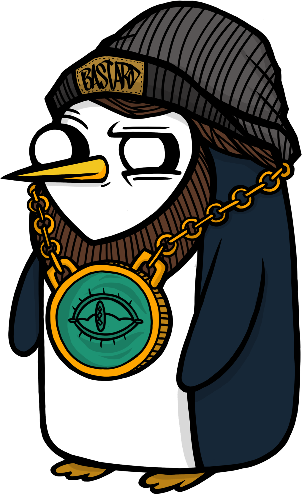 Gunter Adventure Time Art , Png Download - Adventure Time Gangster Clipart (1017x1663), Png Download